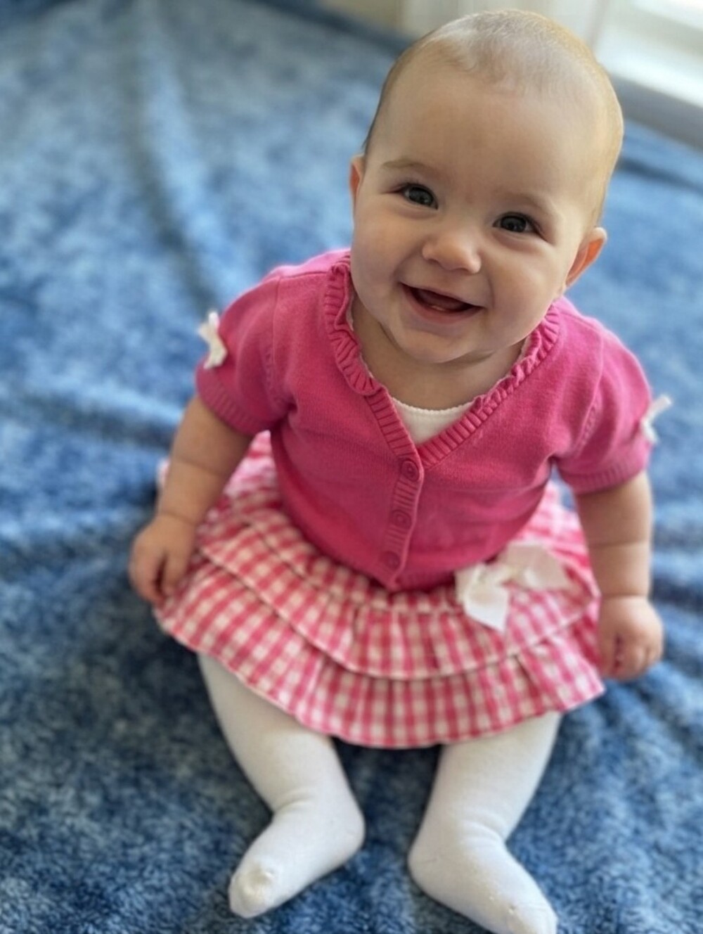 The Children's Place 6-9M Pink Button Down Shirt
